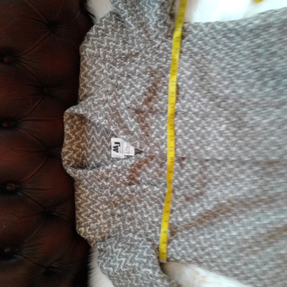 Mj Seattle vintage beige open front mohair coat - Picture 14 of 14